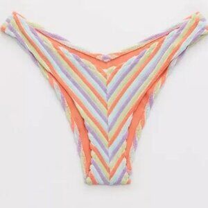 NWT Aerie Terry Low Rise Cheeky Bikini Bottom XXS